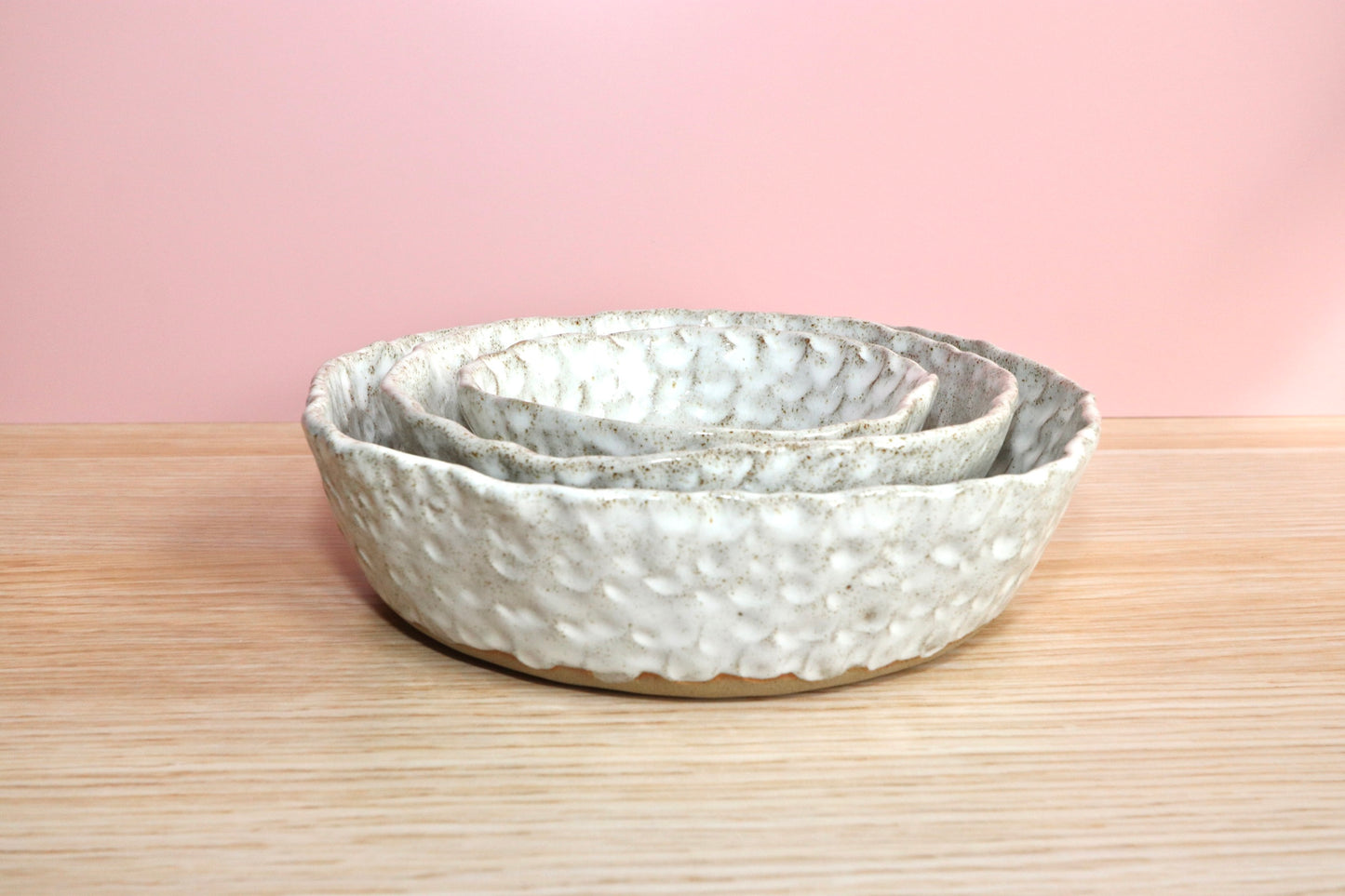 Handmade Boho Ceramic Dog Bowl